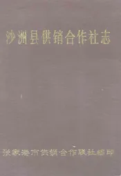沙洲县供销合作社志(1962年-1986年)