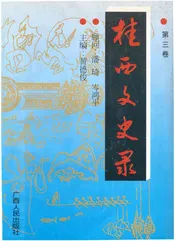 桂西文史录 第三卷