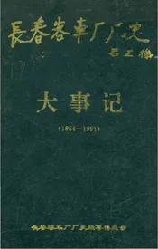 长春客车厂大事记1954-1991