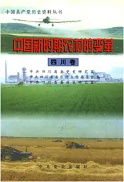 中国新时期农村的变革 四川卷