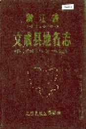 浙江省文成县地名志