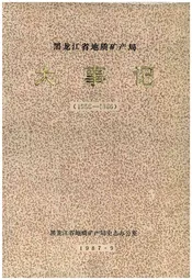 黑龙江省地质矿产局大事记 1956-1986