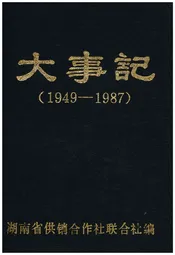 湖南省供销合作联社 大事记 1949-1987