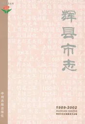 辉县市志(1989-2002)