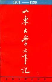 山东大学大事记