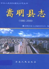 嵩明县志(1986-2000)
