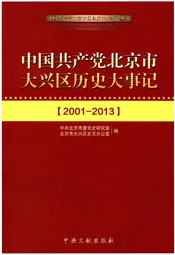 中国共产党北京市大兴区历史大事记