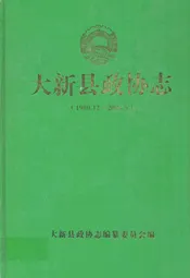 大新县政协志(1980.12-2004.5)