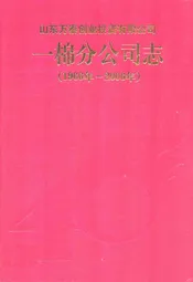 一棉分公司志(1966年-2006年)
