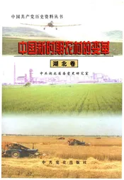 中国新时期农村的变革 湖北卷
