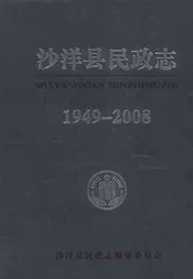 沙洋县民政志 1949-2008