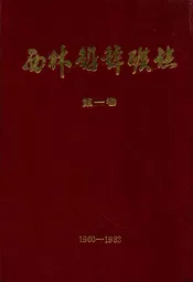 《西林铅锌矿志》第一卷(1960-1983)