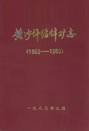 黄沙坪铅锌矿志(1958-1980)