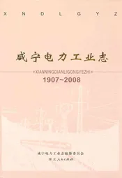 咸宁电力工业志(1907~2008)