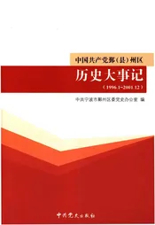 中国共产党鄞(县)州区历史大事记(1996.1-2001.12)