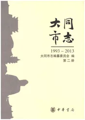 大同市志1993-2013第二册