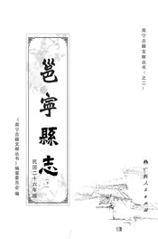 邕宁县志 下