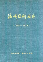海城丝绸厂志(1950-1985)