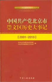 中国共产党北京市崇文区历史大事记