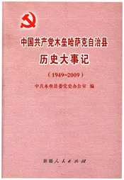 中国共产党木垒哈萨克自治县历史大事记（1949—2009）