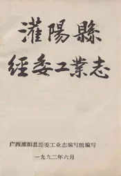灌阳县经委工业志