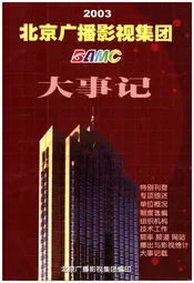 北京广播影视集团大事记2003