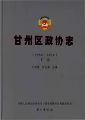甘州区政协志（1966-2016）下