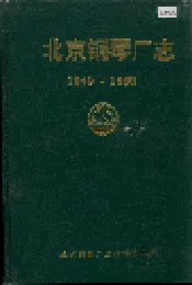 北京钢琴厂志