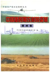 中国新时期农村的变革 贵州卷