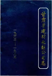 甘肃省建材化轻公司志