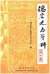 德宏史志资料 第十集