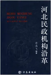 河北民政机构沿革